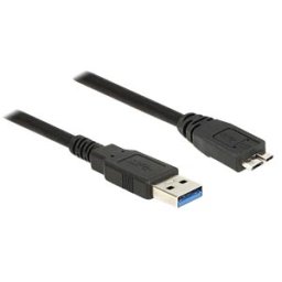 DELOCK 85075 - Cable USB 3.0 Type-A male > USB 3.0 Type Micro-B male 3.0 m blac