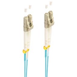 SHIVERPEAKS SHVP BS77933-3 - FO patch cable, duplex, LC / LC, 50/125µ, OM3, aqua, 3m