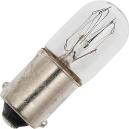 SCHIEFER LIGHTING SCHI 92894500 - BA9s T10x28, 220 - 240 V, 8 - 13 mA, 2 - 3 W, CC5A, 2K hrs, clea