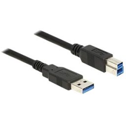 DELOCK 85070 - Cable USB 3.0 Type-A male > USB 3.0 Type-B male 5.0 m black