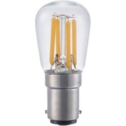 SCHIEFER LIGHTING SCHI LX024026702 - LED bulb Ba15d, 3 W, 210 lm, 2500 K, filament, dimmable