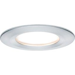 PAULMANN PLM 93498 - Nova Coin recessed light, 6 W, 2700 K, rigid, turned aluminium,