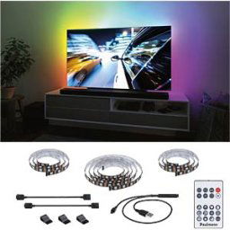 PAULMANN PLM 78881 - USB TV Strip 65” Dynamic Rainbow RGB