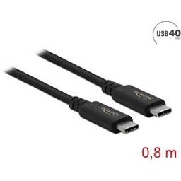 DELOCK 86979 - USB4™ 40 Gbps Coaxial Cable 0.8 m