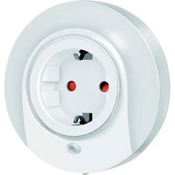 LOGILINK LED012 - LED night light, 21 lm, white, plug adapter