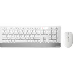 MEDIARANGE MR OS106 - Keyboard-/Maus-Kombination, wireless, white/silver