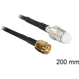 DELOCK 88596 - HF antenna cable, SMA plug > FME socket, 20 cm