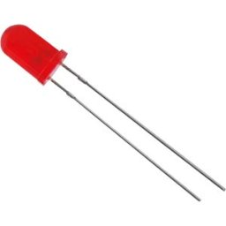 HUIYUAN OPTO-ELECTRONIC 7206R1D-ESA-C - LED 5mm, wired, 2 pin, red, 2000 mcd, 60°