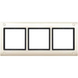 MERTEN EL ME 401344 - Aqua design frame — 3-gang, screw-mountable, white