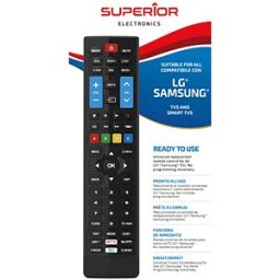SUPERIOR ELECTRONICS SUPER LG SAM - Superior replacement LG/Samsung remote control