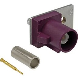 DELOCK 89744 - FAKRA D plug spring pin for crimping 1 prepunched hole