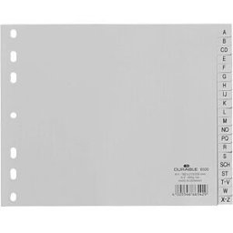 DURABLE KREG A4Q A-Z - Plastic dividers A4, landscape (A - Z)