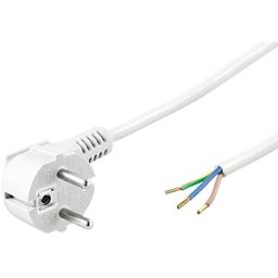 GOOBAY NKS 200 WS - Power cord, safety plug, 2.0 m, ws, open end