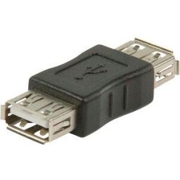 NEDIS N CCGB60900BK - USB 2.0 Adapter, A female > A female, black