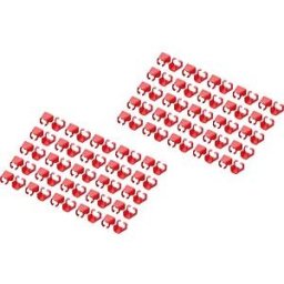 DIGITUS DIGI A-CC-R - Color clips for patch cables, red, 100 pieces