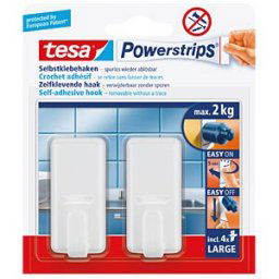 TESA 58010-44 - tesa® Powerstrips® classic hooks, white