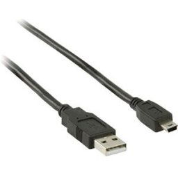 NEDIS N CCGB60300BK20 - USB 2.0 Cable, A male > Mini male, 2 m, black
