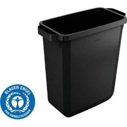 DURABLE DURABIN 60L SW - Waste container, 60 l, black, without lid