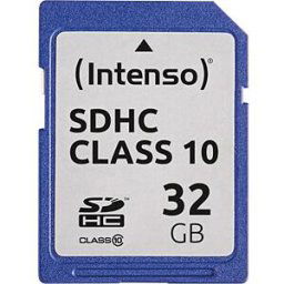INTENSO 3411480 - SDHC card, 32GB, Intenso Class 10