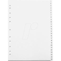 DURABLE KREG A4 1-52 - Plastic dividers A4 (1 - 52)