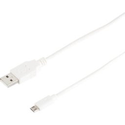 SHIVERPEAKS SHVP 33090-W - charge-sync cable USB A/mirco B white 1,8 m
