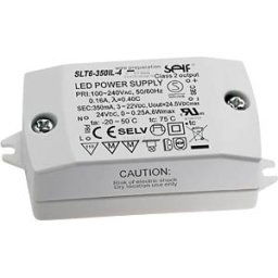 SELF SLT6-500IL-4 - LED transformer, 6 W, 3 - 12 V DC, 0.5 A