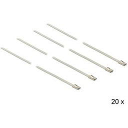 DELOCK 18632 - Cable ties stainless steel L 350 x W 4.6 mm 20 pieces