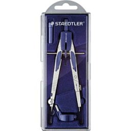 STAEDTLER 553 01 - Quick-adjustment compass, with hinged cover case