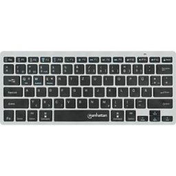 MANHATTAN 180559 - Wireless keyboard, Bluetooth/wireless, black, German layout