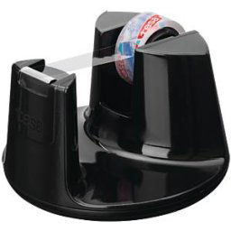TESA 53827 - TESA desktop dispenser, black, up to 33 m x19 mm