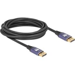 DELOCK 80603 - DisplayPort 1.4 cable, 8K 60 Hz, lilac, 5.0 m