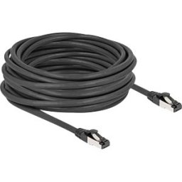 DELOCK 80575 - Cat.8.1 patch cable, S/FTP, 10m, black