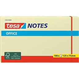 TESA 57655 - tesa® Office Notes, 125 x 75 mm, 100 sheets