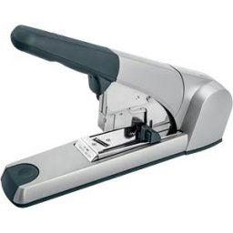LEITZ 55530084 - Flat stapler, for up to 120 sheets, silver