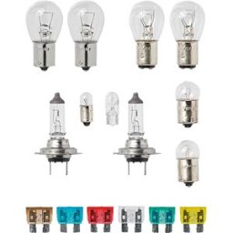 FREI KFZ 019500 - Car lighting set, H7, spare lamp box, 16 pieces