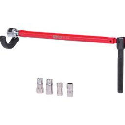 KS TOOLS GMBH KS 123.0040 - Basin cock spanner set, 6 pieces