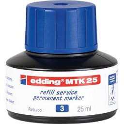 EDDING MTK25003 - Refill ink, permanent marker, MTK 25, blue