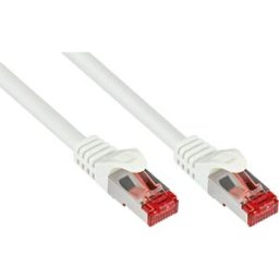 GOOD CONNECTIONS GC 8060-010W - Patch cable Cat.6, S/FTP PiMF, 250 MHz, white, 1m