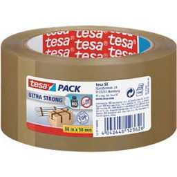 TESA 57177 - TESAPACK ultra strong, 66 m x 50 mm, brown