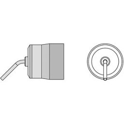 WELLER SPITZE TNRB 17 - hot air round nozzle bent Ø 1, 7 mm x 45°, for WTHA 1