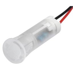 APEM APM QS83 W24 - Indicator LED, 24 V DC, 8 mm, wired, white