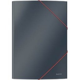 LEITZ 30020089 - Cosy corner-fastening folder, A4, grey