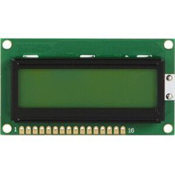 DISPLAY ELEKTRONIK LCD-PM 2X16-5 A - LCD module, 2x16, H:4.7mm, ge/gn, w.Bel.