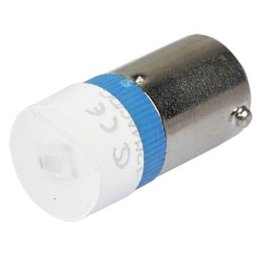 SIGNAL CONSTRUCT MWCB 22429 - Reflector LED, BA9s, blue, 12 V, 150 mcd, Ø9.7 mm, 160°