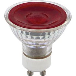 SCHIEFER LIGHTING SCHI L641770502 - GU10 MR16 Glass 50x54 5W 38° Red Dim