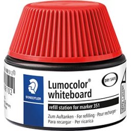 STAEDTLER 488512 - Refill station, Lumocolor whiteboard marker 351/351 B, red