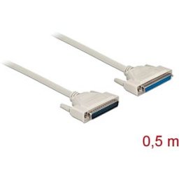DELOCK 86910 - Serial cable, D-Sub 37, plug/socket, 0.5 m