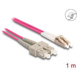 DELOCK 87916 - Fiber Optical Cable LC Duplex to SC Duplex Multi-mode OM4 1 m