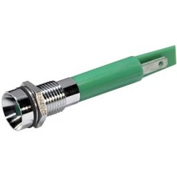 CML TECHNOLOGIES LED 1950-230GN - LED signal light, 5 mm, green, 230 V, indoor recess, Ø8 mm, 5 mc