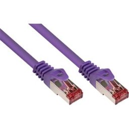 GOOD CONNECTIONS GC 8060-020V - Patch cable Cat.6, S/FTP PiMF, 250 MHz, violet,2m